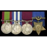 Four: Band Sergeant H. Waterfield, Manchester Regiment Afghanistan 1878-80, no clasp (169...