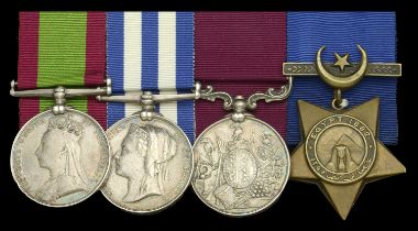 Four: Band Sergeant H. Waterfield, Manchester Regiment Afghanistan 1878-80, no clasp (169...