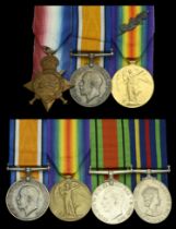 Three: Private W. Staveley, Manchester Regiment 1914-15 Star (16805 Pte. W. Staveley. Manch...