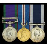 Three: Petty Officer Airman (Aircraft Handler) J. W. Hilton, Royal Navy General Service 1...