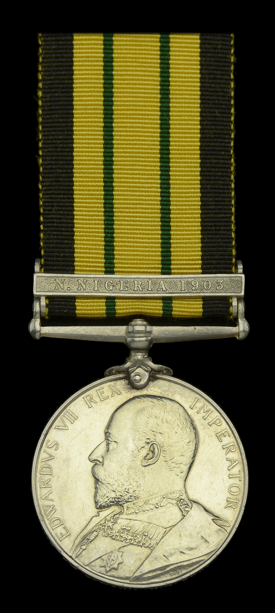 Africa General Service 1902-56, 1 clasp, N. Nigeria 1903 (1119 Pte Lawani. N.N. Regt) good v...