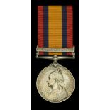 Queen's South Africa 1899-1902, 1 clasp, Belmont (5086 Pte T. Sims. North'd: Fus:) very fine...