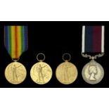 Victory Medal 1914-19 (3) (115545. Pte. 2 E. Darby. R.A.F.; 32879. 1.A.M. T. T. Copley. R.A....