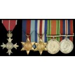 A Second War M.B.E. group of five attributed to Second Lieutenant F. R. Ware, Royal Naval Vo...