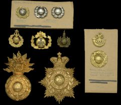 The Royal Marines Other Ranks Helmet Plate c.1878-1902. A good example; together with a sca...