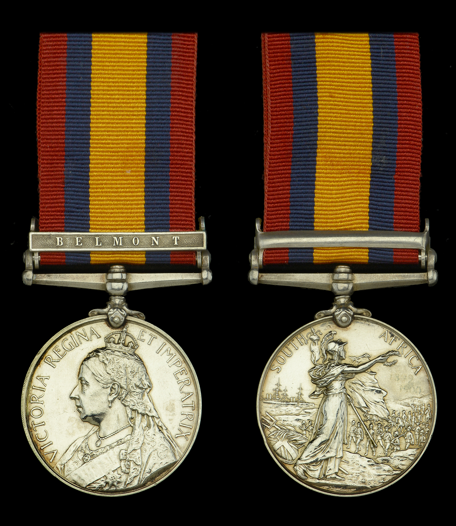 The Q.S.A. awarded posthumously to Private J. Boyle, Royal Marine Light Infantry, killed dur...