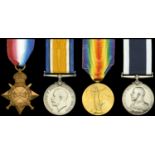 Four: Private J. Redwood, Royal Marine Light Infantry 1914-15 Star (Ply.12955, Pte. J. Re...