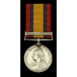Queen's South Africa 1899-1902, 1 clasp, Defence of Ladysmith (4807 Pte A. Gibbins, Rifle Br...