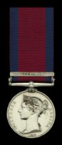 Military General Service 1793-1814, 1 clasp, Vittoria (J. Goulding, Royal H. Arty) remnants...