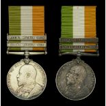 King's South Africa 1901-02, 2 clasps, South Africa 1901, South Africa 1902 (2), (... Pte. G...