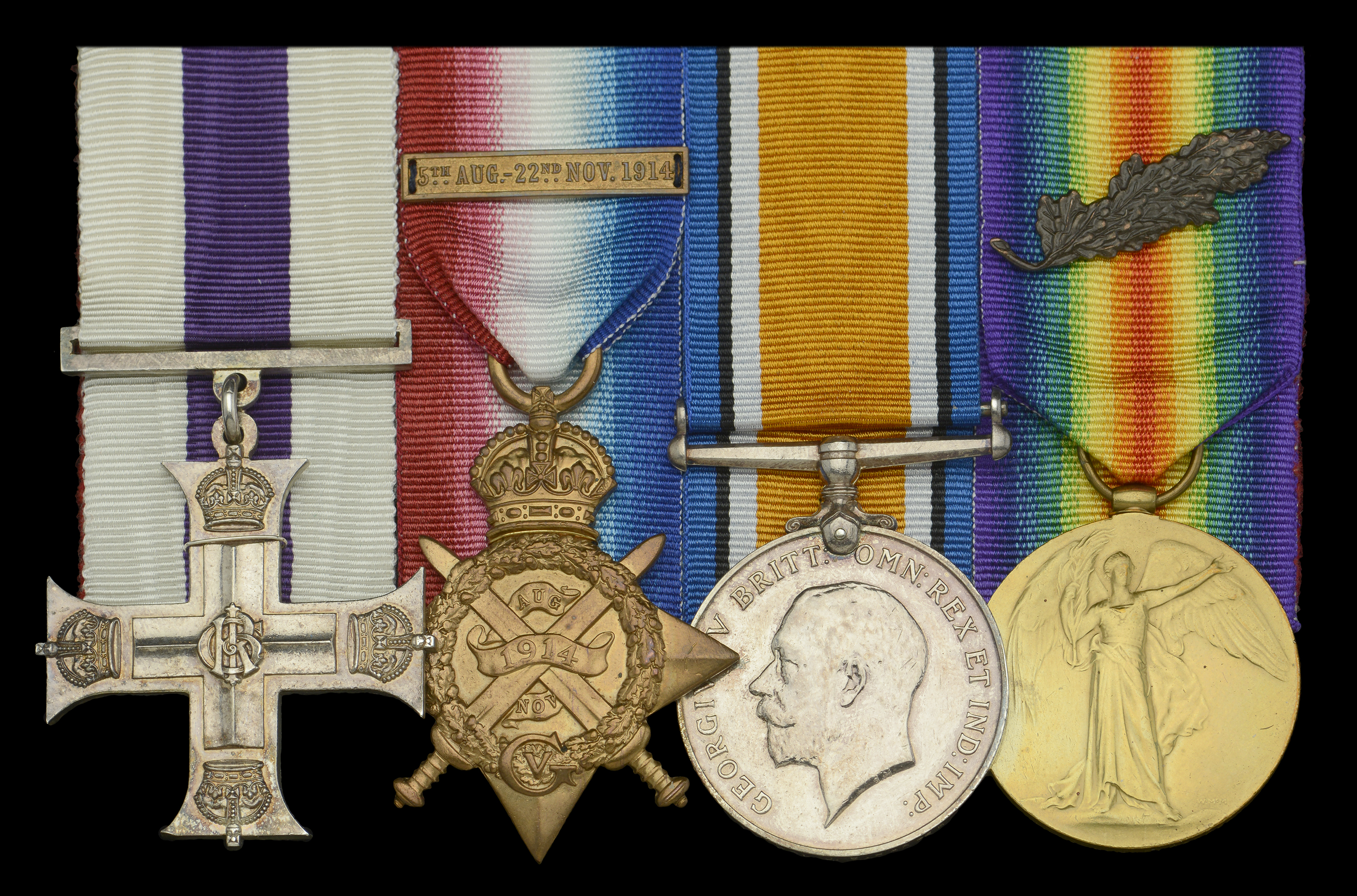 A Great War M.C, group of four awarded to Lieutenant-Colonel J. S. Harper, Manchester Regime...