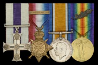 A Great War M.C, group of four awarded to Lieutenant-Colonel J. S. Harper, Manchester Regime...