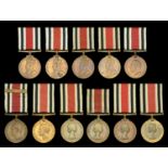 Special Constabulary Long Service Medal (11), G.V.R. (5), 1st issue (4) (William Brailsford;...