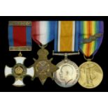 A Great War 'Gallipoli' D.S.O. group of four awarded to Surgeon Captain A. F. Fleming, Royal...