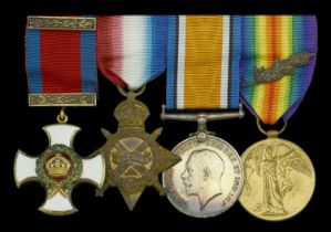 A Great War 'Gallipoli' D.S.O. group of four awarded to Surgeon Captain A. F. Fleming, Royal...