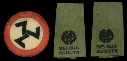 Selous Scouts Major's Epaulettes. A scarce pair of Major's epaulettes c.1973-80, green clot...