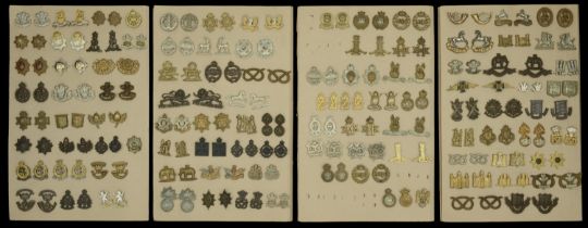 Collar Badges. A good selection including, Victorian pairs of Kings Dragoon Guards, 6th Dra...