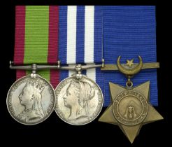 Three: Private J. Pullen, Manchester Regiment Afghanistan 1878-80, no clasp (941 Pte. Jas...