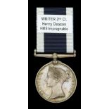 Royal Navy L.S. & G.C., V.R., narrow suspension (Henry Deacon. Writr. 2nd Class. H.M.S. Impr...