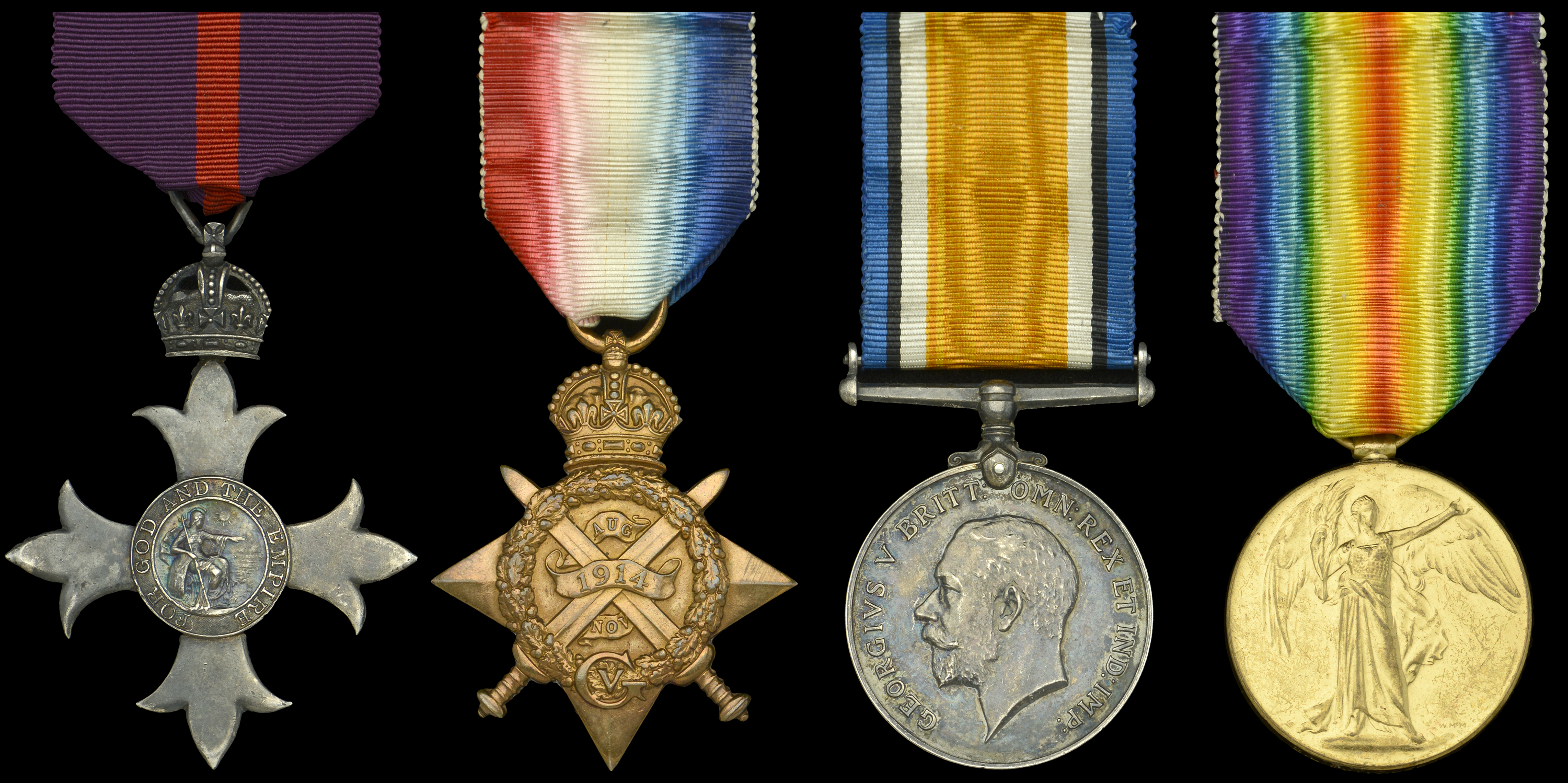 A Great War 'Ministry of Munitions' M.B.E. group of four awarded to Major C. Leese, Army Ser...