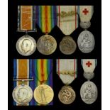 Family Group: Four: Mr. E. R. Burdon, British Committee, French Red Cross British War an...