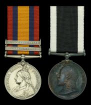Pair: Orderly F. G. Leader, G.E.R. Corps, St John Ambulance Brigade Queen's South Africa...