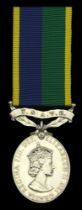 Efficiency Medal, E.II.R., 2nd issue, T. & A.V.R. (23692265 L/Cpl. P. Hessey RCT) edge bruis...