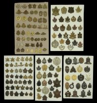 Canadian Expeditionary Force Cap Badges. A scarce selection including, 32nd Manitoba, 43rd...