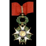 France, Third Republic, Legion of Honour, Commander's neck badge, 82mm including 'triple' wr...