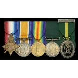 Five: Captain (Quartermaster) A. G. Wynne, Manchester Regiment 1914-15 Star (2 Q.M. Sjt....