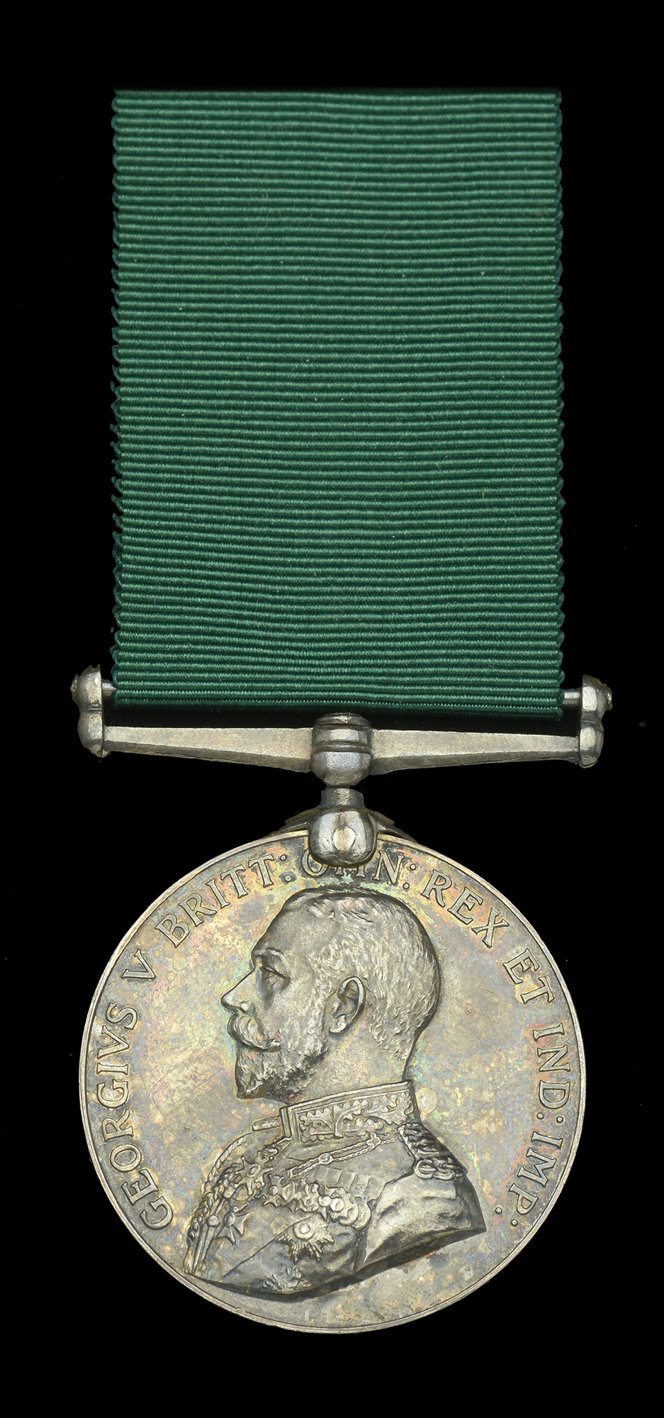 Volunteer Force Long Service Medal (India & the Colonies), G.V.R. (Cpl. M. J. Macdonald. Caw...