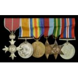 A Second World War M.B.E. group of six awarded to Surgeon Lieutenant J. G. Reed, Malayan Roy...