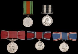 A post-War 'Civil Division' B.E.M. group of four awarded to Miss Jane A. Heaton, a collector...