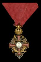 Austria, Empire, Order of Franz Joseph, Civil Division, Knight's breast badge, by Kittner, V...