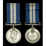 A Second War 'Malta Blockade Runner's' D.S.M. awarded to Able Seaman S. P. Martin, Merchant...