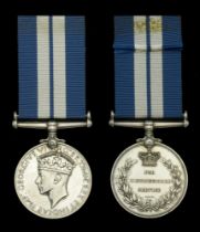 A Second War 'Malta Blockade Runner's' D.S.M. awarded to Able Seaman S. P. Martin, Merchant...