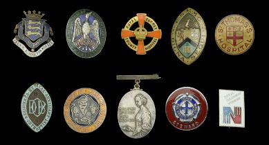 A Selection of Nursing and Miscellaneous Lapel Badges.â€¨Comprising Radcliffe Infirmary and Co...
