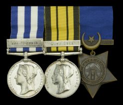 Three: Commander F. A. Winter, Royal Navy, who was specially promoted for services in Egypt...