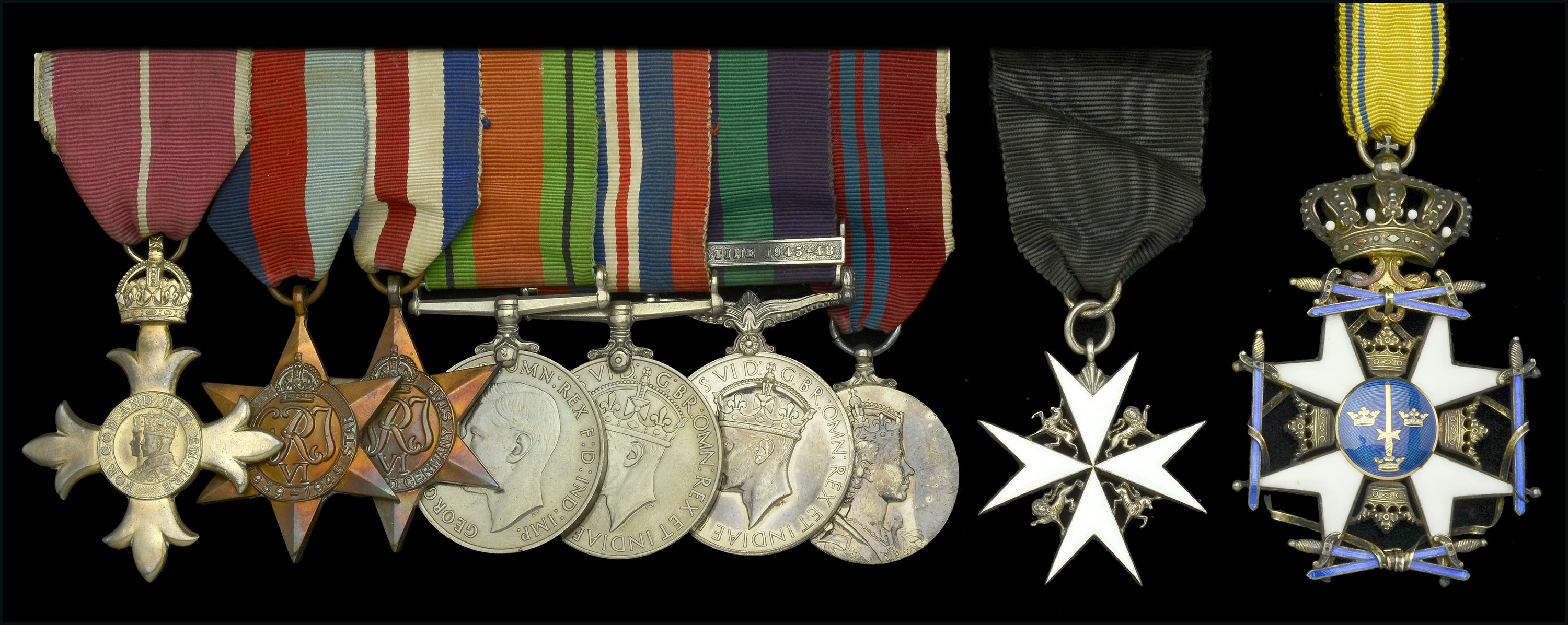 A Second War 'North West Europe' O.B.E. group of nine awarded to Lieutenant-Colonel Sir Henr...
