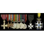 A Second War 'North West Europe' O.B.E. group of nine awarded to Lieutenant-Colonel Sir Henr...