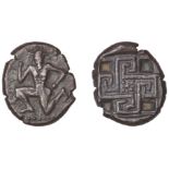 Greek Coinages, CRETE, Knossos: Stater, struck c. 425-400 Obverse: kÎ½Î¿Î½: ithyphalic...