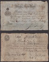 Kentish Bank, for Penfold, Springet & Penfold, Â£1, 1 January 1815, serial number 36296, Weal...