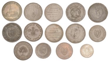 SHROPSHIRE, Halesowen, Workhouse, Penny, 1813, 23.98g/12h (W 748); WORCESTERSHIRE, Dudley, R...