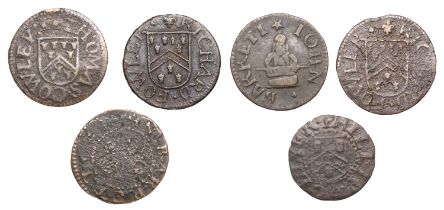 Faringdon, John Barrett, Farthings (2), 1656, 1.18g/6h (N 6403; BW. 19), 1662, 1.09g/6h (N 6...