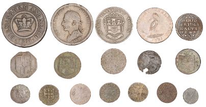 17th Century Tokens, HAMPSHIRE, Petersfield, Thomas Jaques, Farthing, 0.97g/6h (N 1938; BW....