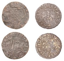 17th Century Tokens, CHESHIRE, Chester, John Salmon, Penny, 1667, 1.00g/9h (N 510; BW. 33);...
