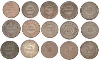 WARWICKSHIRE, Birmingham, 'Birmingham and Sheffield Copper Co', Pennies, 1812 (2), 23.67g/6h...
