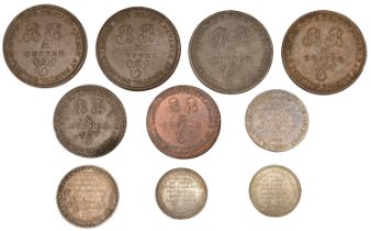 GLOUCESTERSHIRE, Bristol, Bristol Brass & Copper Co, Pennies, 1811 (4), 18.69g/12h (W 430),...