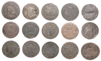 Newbury, Borough Farthings, 1657 (15), 1.14g/6h (Everson, TCSB 2010, A1; N 106; BW. 55), 0.9...