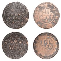 17th Century Tokens, LANCASHIRE, Manchester, Thomas Podmore, Halfpenny, 1666, 1.49g/6h (N â€“;...